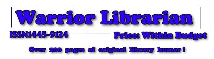Biblia, Warrior Librarian: the zine for librarians that defy classification