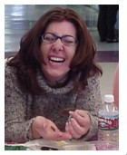 Lady laughing